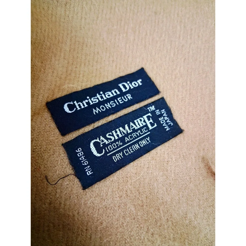 Cashmink Scarf Lot of 4 V. Fraas Christian Dior Cashmaire Fringe Vintage SOFT